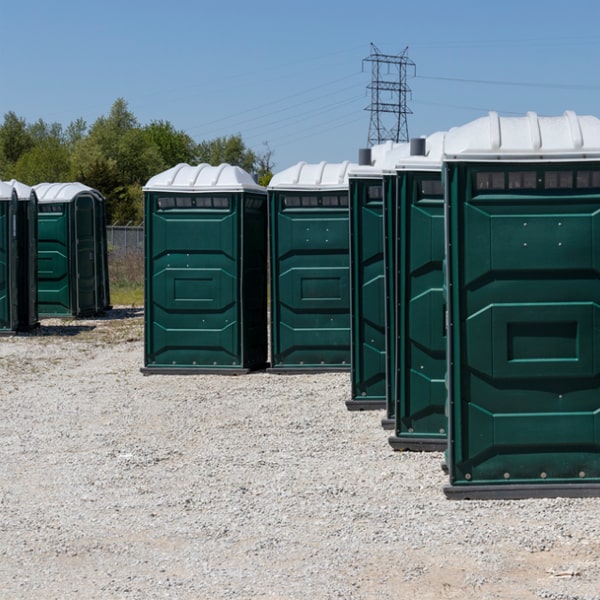 what is the difference between a standard event porta potty and a luxury event porta potty